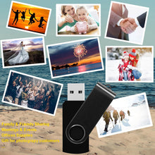 Load image into Gallery viewer, Phitric 32GB USB Flash Drives 2 Pack USB 2.0 Thumb Drive Pen Drive Swivel Memory Sticks