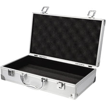 Load image into Gallery viewer, Phitric Aluminum Briefcase Hard Case with DIY Customizable Foam Insert for Test Instruments Cameras Tools Parts and Accessories Equipment Supplies Makeup Tools