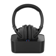 Load image into Gallery viewer, Phitric Wireless headphones for tv watching,TV headphones wireless with Bluetooth 5.2 Transmitter Charging Dock,Optical,Coaxial,AUX,RCA,Plug n Play,50Hr Playtime,No Delay,165ft Long Range