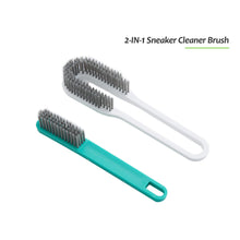 Load image into Gallery viewer, Yeahome Sneaker Cleaner Brush,Scrub Brush,Multi Purpose Cleaning Brush,HONOMA Shoe Care 2-in-1 Brush Made with Nylon Bristle (Green)
