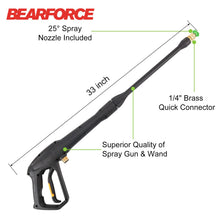 Load image into Gallery viewer, DEWBIN High Pressure Water Spray Gun Wand Jet Nozzle Tips, Power Washer Water Gun Compatible with Some of Greenworks Karcher Ryobi Homelite Electric Pressure Washer Max 1900 PSI
