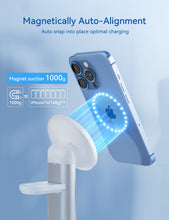 Load image into Gallery viewer, Phitric ELEGRP Wireless Apple Charging Station, 3 in 1 Magsafe Charger Stand for iPhone 15, 14, 13, 12 Pro Max/Pro/Mini/Plus, Apple Watch Ultra 8/7/SE/6/5/4/3/2/1, and AirPods 2/3/Pro (White)