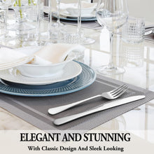 Load image into Gallery viewer, Yeahome 24 Pcs Silverware Set with Steak Knives Service for 4,Stainless Steel Flatware Set,Mirror Polished Cutlery Utensil Set,Home Kitchen Eating Tableware Set,Include Fork Knife Spoon Set,Dishwasher Safe