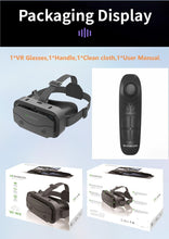 Load image into Gallery viewer, Phitric 3D VR Headset for Samsung and Android Phones with Handle - Anti-Blue Eyes Protected HD Lenses, VR Goggles for All Smartphone /4.7-7.3in(Black)