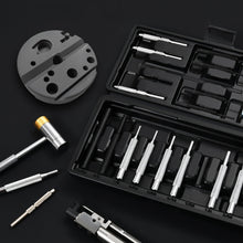 Load image into Gallery viewer, Yeahome Punch Set, Roll Pin Punch Set, Punch Tool, Pin Punches with Replaceable Face Hammer, Made of Hollow, Steel, and Plastic Punch, Ideal for Repairing Pistols with Bench Block