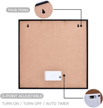 Load image into Gallery viewer, ESTTOP Picture Frames LED Wall Art Light up Wall Decor Poster Frames, Auto Timer 3D LED Light Design, Digitally Printed Artwotk, Great Gift Framed Art for Living Room Bathroom Decor