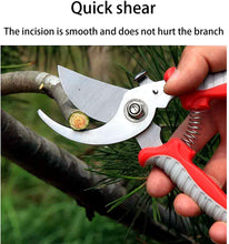Load image into Gallery viewer, DEWBIN Gardening Hand Cutters Garden Pruning Shears Trimming Scissors Garden Clippers Ratchet Shears Secateurs for Plants Clippers Gardener Shears
