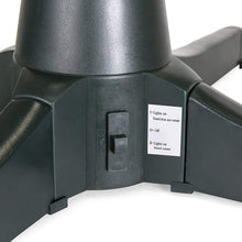 Load image into Gallery viewer, DECSPAS 60-Degree Rotating Adjustable Christmas Tree Stand for Up to 7.5ft Artificial Tree w/ 3 Settings, 3 Built-in Electrical Outlets, Green