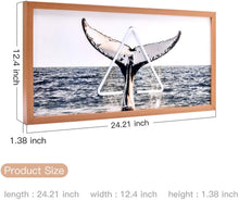 Load image into Gallery viewer, DecarDo Picture Frames LED Wall Art - Light up Wall Decor Poster Frames, Auto Timer 3D LED Light Design, Digitally Printed Artwotk, Great Gift Framed Art for Living Room Bathroom Decor