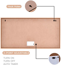 Load image into Gallery viewer, DecarDo Picture Frames LED Wall Art - Light up Wall Decor Poster Frames, Auto Timer 3D LED Light Design, Digitally Printed Artwotk, Great Gift Framed Art for Living Room Bathroom Decor