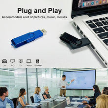 Load image into Gallery viewer, Phitric 32GB USB Flash Drives 2 Pack USB 2.0 Thumb Drive Pen Drive Swivel Memory Sticks
