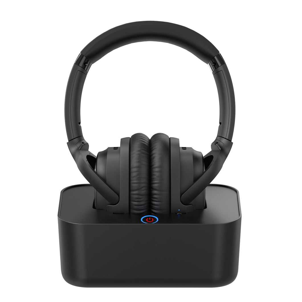 Phitric Wireless headphones for tv watching,TV headphones wireless with Bluetooth 5.2 Transmitter Charging Dock,Optical,Coaxial,AUX,RCA,Plug n Play,50Hr Playtime,No Delay,165ft Long Range