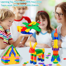 Load image into Gallery viewer, DECORKEY Kids 600pcs Set Building Blocks Construction Toy - Learning Playset STEM Educational Kit Child Branin Development Preschool Kindergarten Toy
