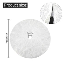 Load image into Gallery viewer, DECORKEY Christmas Tree Skirt - Round Snow White Xmas Tree Mat Base Cover for Holiday Home Decorations, 31Inch/78CM
