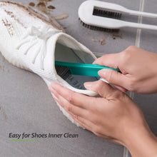 Load image into Gallery viewer, Yeahome Sneaker Cleaner Brush,Scrub Brush,Multi Purpose Cleaning Brush,HONOMA Shoe Care 2-in-1 Brush Made with Nylon Bristle (Green)
