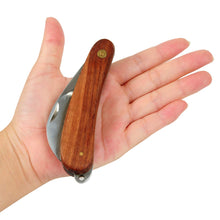 Load image into Gallery viewer, Yeahome Pruning Knife,Grafting knife, Stainless Steel Garden Budding Knife, Folding Pocket Knife For Grafting Multi Cutting Tool, Weed Bushes Branches Mushroom Diggig Knife
