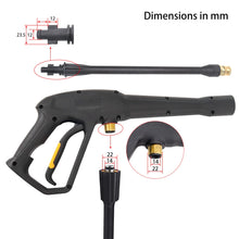 Load image into Gallery viewer, DEWBIN High Pressure Water Spray Gun Wand Jet Nozzle Tips, Power Washer Water Gun Compatible with Some of Greenworks Karcher Ryobi Homelite Electric Pressure Washer Max 1900 PSI
