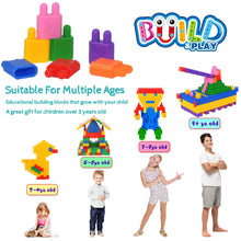 Load image into Gallery viewer, DECORKEY Kids 600pcs Set Building Blocks Construction Toy - Learning Playset STEM Educational Kit Child Branin Development Preschool Kindergarten Toy

