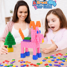 Load image into Gallery viewer, DECORKEY Kids 600pcs Set Building Blocks Construction Toy - Learning Playset STEM Educational Kit Child Branin Development Preschool Kindergarten Toy

