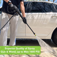 Load image into Gallery viewer, DEWBIN High Pressure Water Spray Gun Wand Jet Nozzle Tips, Power Washer Water Gun Compatible with Some of Greenworks Karcher Ryobi Homelite Electric Pressure Washer Max 1900 PSI
