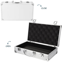 Load image into Gallery viewer, Phitric Aluminum Briefcase Hard Case with DIY Customizable Foam Insert for Test Instruments Cameras Tools Parts and Accessories Equipment Supplies Makeup Tools
