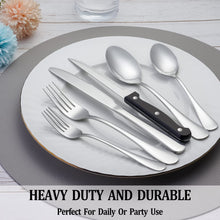 Load image into Gallery viewer, Yeahome 24 Pcs Silverware Set with Steak Knives Service for 4,Stainless Steel Flatware Set,Mirror Polished Cutlery Utensil Set,Home Kitchen Eating Tableware Set,Include Fork Knife Spoon Set,Dishwasher Safe

