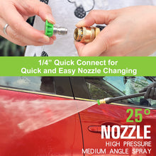 Load image into Gallery viewer, DEWBIN High Pressure Water Spray Gun Wand Jet Nozzle Tips, Power Washer Water Gun Compatible with Some of Greenworks Karcher Ryobi Homelite Electric Pressure Washer Max 1900 PSI
