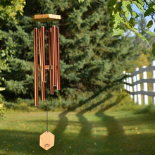 Load image into Gallery viewer, HOGARDECK WIND CHIMES FOR PEOPLE WHO LIKE THEIR NEIGHBORS, Soothing Melodic Tones &amp; Solidly Constructed Bamboo/Aluminum Chime, Great as a Quality Gift or to keep for Your own Patio, Porch, Garden, or Backyard.
