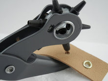 Load image into Gallery viewer, DEWBIN General Tools 72 Leather Hole Punch Tool, 5/64 Inch to 3/16 Inch
