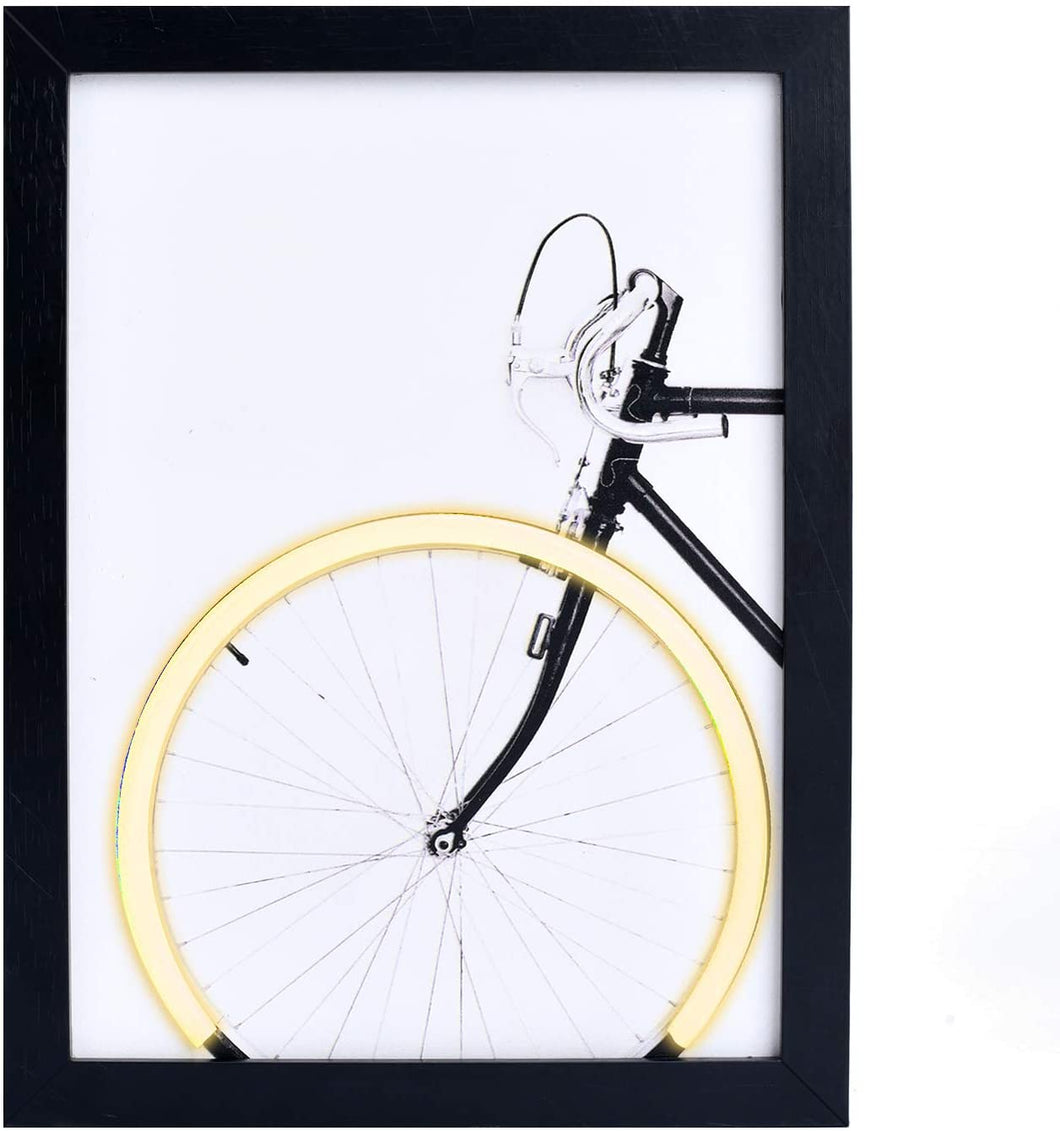 AtRoced Picture Frames LED Wall Art - Light up Wall Decor Poster Frames, Auto Timer 3D LED Light Design, Digitally Printed Artwotk, Great Gift Framed Art for Living Room Bathroom Decor Mothers day gifts