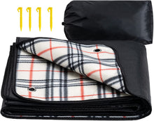 Load image into Gallery viewer, Keevitt Picnic Blanket Beach Mat, Triple Layers Waterproof Outdoor Blanket, Extra Large Sand Proof Portable Camping Blanket 60x70, Great for The Beach, Park, Camping on Grass
