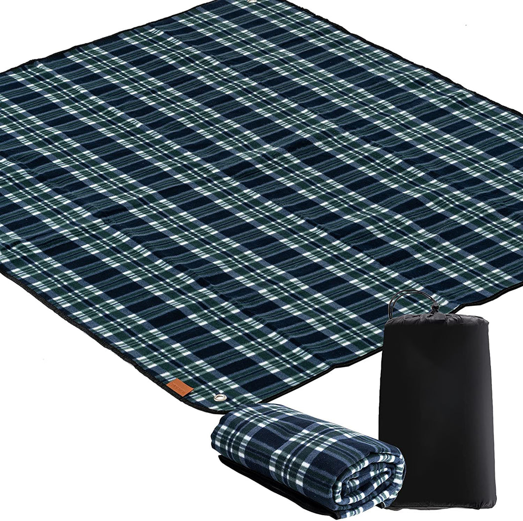 EdUnic Picnic Blankets Beach Mat, Extra Large Sand Proof Portable Camping Blanket 60x70in, Triple Layers Waterproof Outdoor Blanket for The Beach, Park, Camping on Grass Picnic Blanket